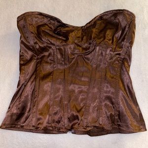 Chocolate Corset Top🤎
